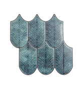 Teal Blue Peel And Stick Wall Tile | Kitchen Backsplash Self Adhesive Tiles For Home Décor